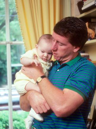 Archie with Eli, 1981.